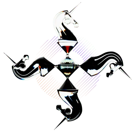 Four Horse Illustration